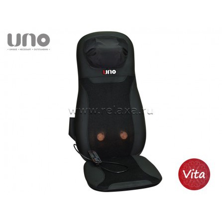 Массажная накидка UNO Vita Black с блоком для массажа шеи